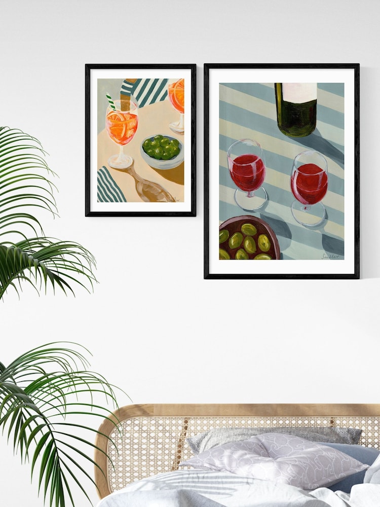 East End Prints Black Aperitif Wall Art Print by Susie Miller - Image 3 of 3