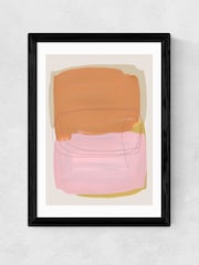 East End Prints Black Abstract Brush Strokes 121 Wall Art Print by Mareike Boehmer - Image 2 of 3