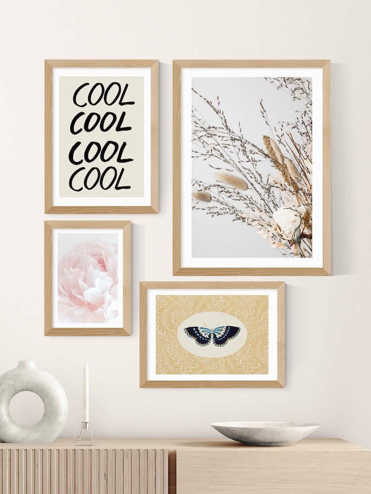 East End Prints Oak Cool Quote Wall Art Print by 1x Gallery - Image 3 of 3 East End Prints Oak Cool Quote Wall Art Print by 1x Gallery - Image 3 of 3