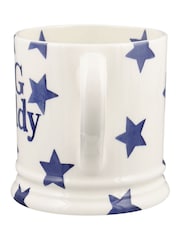 Emma Bridgewater Cream Blue Star Big Daddy 1 Pint Mug - Image 3 of 5