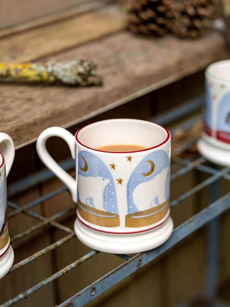 Emma Bridgewater Polar Bear Snow Globe 1/2 Pint Mug - Imagem 1 de 5 Emma Bridgewater Polar Bear Snow Globe 1/2 Pint Mug - Imagem 1 de 5