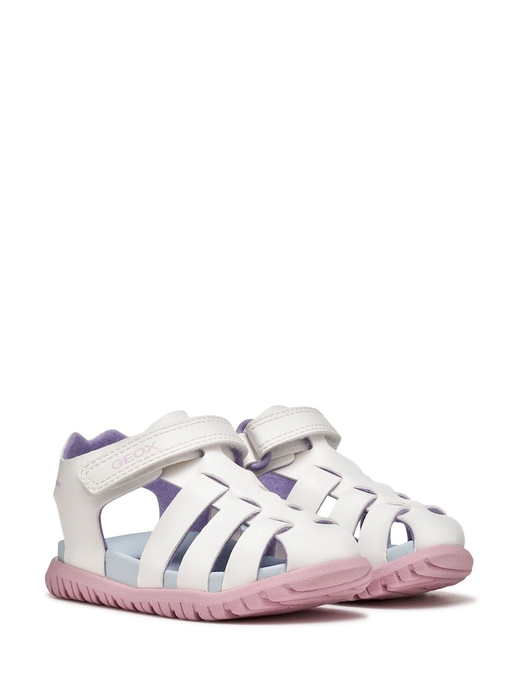 Geox White B Sandal Fusbetto - Image 2 of 8