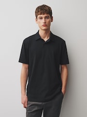 أسود/رمادي/أزرق داكن - سادة - حزمة من 3 قمصان بولو جيرسيه بكم قصير - صورة 2 من 9