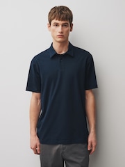 أسود/رمادي/أزرق داكن - سادة - حزمة من 3 قمصان بولو جيرسيه بكم قصير - صورة 3 من 9