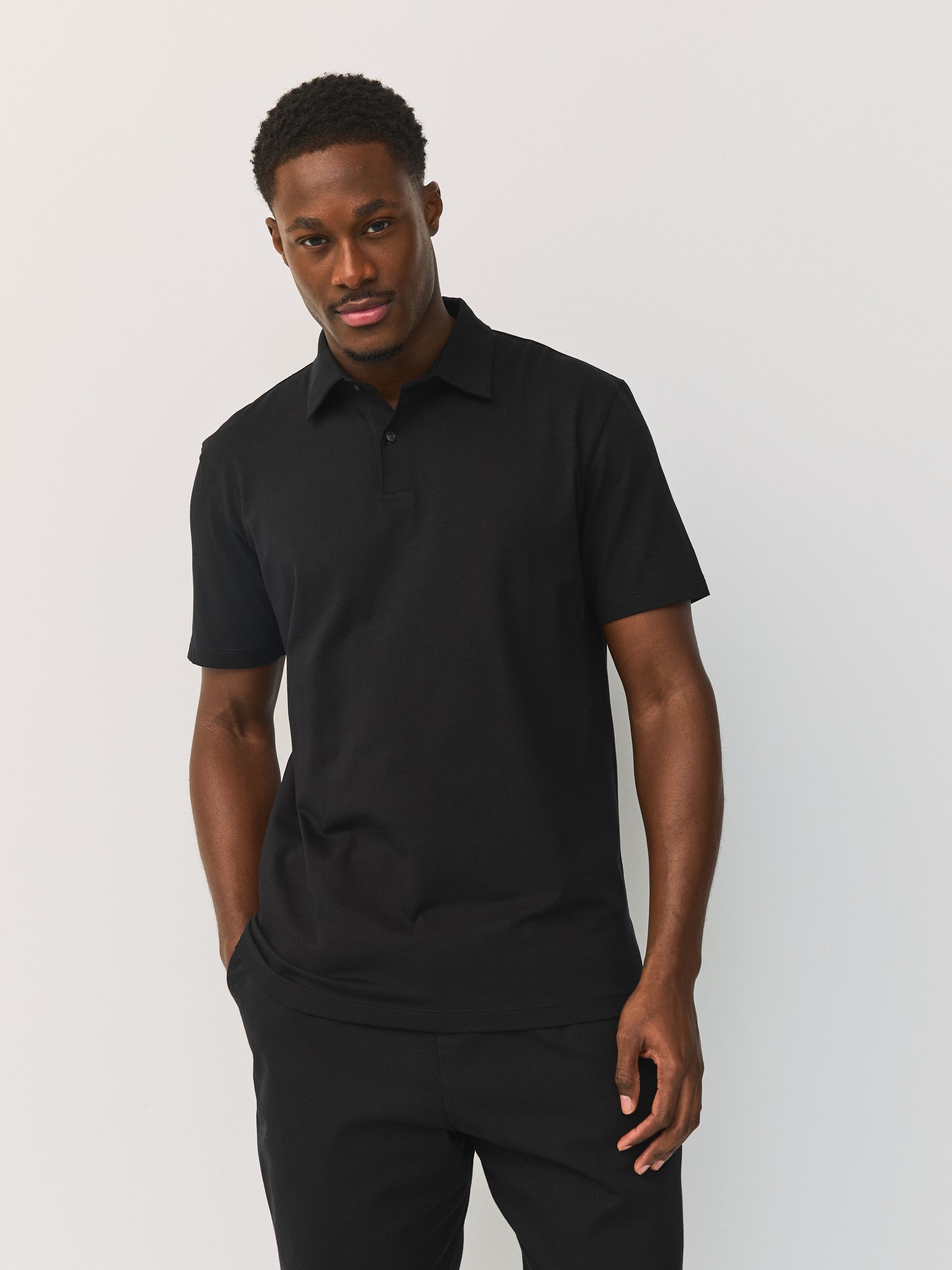 トップス Gather black polo shirts Buy Black Gold Geo Printed Motionflex Short Sleeve Jersey Polo