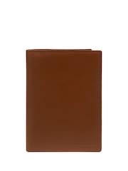 Pure Luxuries London 'Louis' Leather Passport Brown Holder - Image 1 of 4