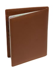 Pure Luxuries London 'Louis' Leather Passport Brown Holder - Image 2 of 4