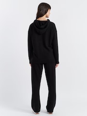 Chinti & Parker Wool Cashmere Relaxed Black Hoodie - Image 2 of 4