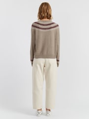 Chinti & Parker Wool Cashmere Fair Isle Pattern Sweater - Image 3 of 4
