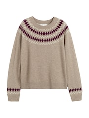 Chinti & Parker Wool Cashmere Fair Isle Pattern Sweater - Image 4 of 4