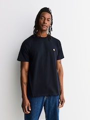 Carhartt WIP Dark Navy Chase T-Shirt - Image 1 of 7