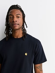 Carhartt WIP Dark Navy Chase T-Shirt - Image 3 of 7