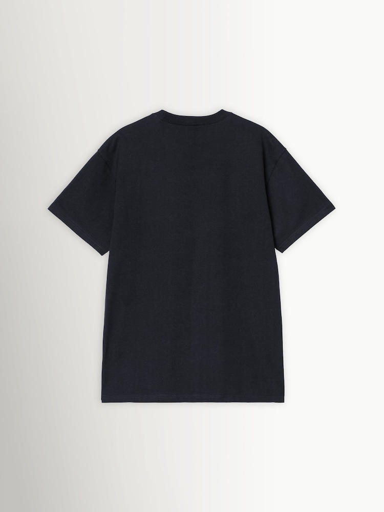 Carhartt WIP Dark Navy Chase T-Shirt - Image 7 of 7