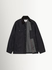 Carhartt WIP Blue Michigan Winter Coat Dearborn Canvas - Image 12 of 12