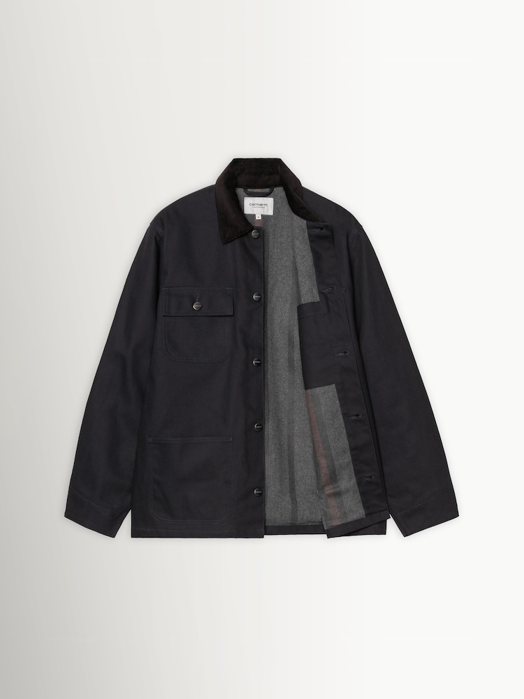 Carhartt WIP Blue Michigan Winter Coat Dearborn Canvas - Image 12 of 12