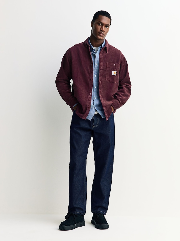 Carhartt WIP Red Flint Corduroy Shirt - Image 2 of 6 Carhartt WIP Red Flint Corduroy Shirt - Image 2 of 6