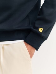 Carhartt WIP Black Chase Sweatshirt - Image 7 of 7