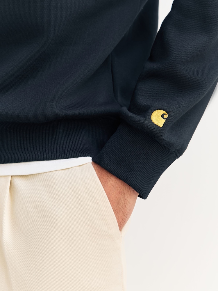 Carhartt WIP Black Chase Sweatshirt - Image 7 of 7