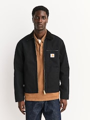 Carhartt WIP Black Detroit Jacket Dearborn Canvas - Image 1 of 8