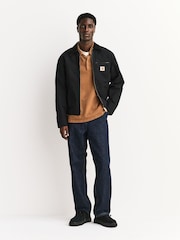 Carhartt WIP Black Detroit Jacket Dearborn Canvas - Image 2 of 8