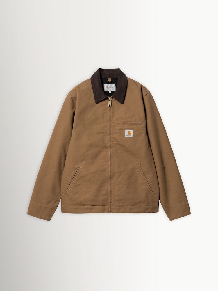 Carhartt WIP Brown Detroit Jacket Dearborn Canvas - Image 1 of 2 Carhartt WIP Brown Detroit Jacket Dearborn Canvas - Image 1 of 2
