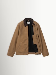 Carhartt WIP Brown Detroit Jacket Dearborn Canvas - Image 2 of 2