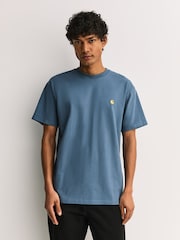 Carhartt WIP Blue Chase T-Shirt - Image 1 of 7