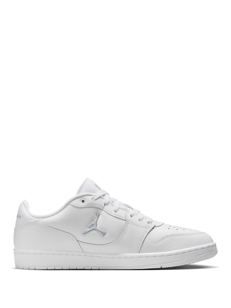 Jordan White Access Court Low Trainers - Image 1 of 10