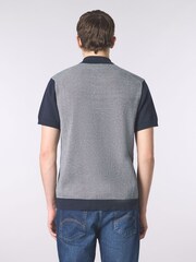 Pretty Green Grey Roxy Knit Short Sleeve Shirt - Image 2 of 4