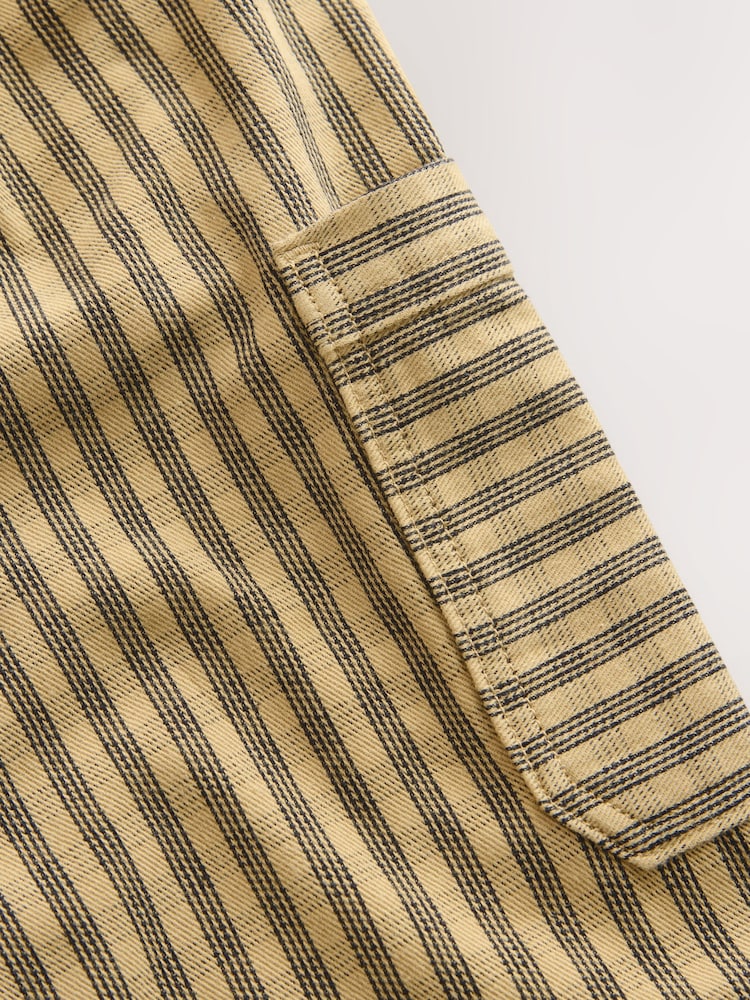 Impresión amarilla - Vaqueros cargo de Pernera ancha y ajustados (3meses-7años) - Imagen 4 de 4