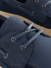Blue Jute Wrap Suede Boat Shoes - Image 7 of 7