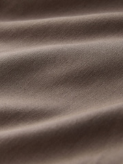 Neutral Relaxed Fit Essential Elasticated Waist Trousers With Linen - Image 3 of 3