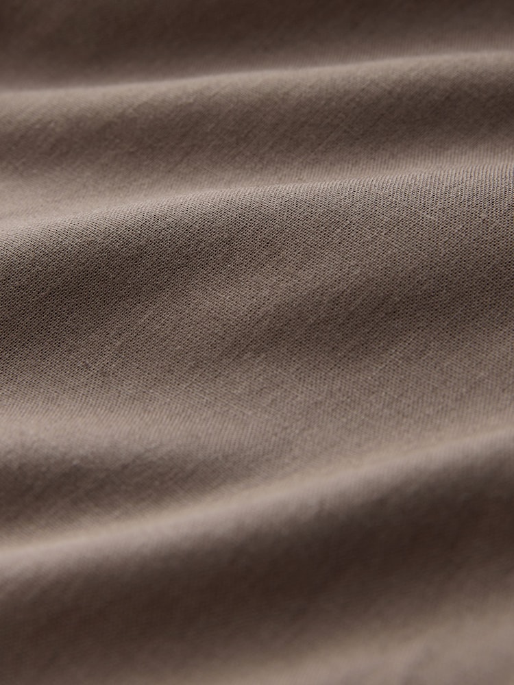 Neutral Relaxed Fit Essential Elasticated Waist Trousers With Linen - Image 3 of 3 Neutral Relaxed Fit Essential Elasticated Waist Trousers With Linen - Image 3 of 3