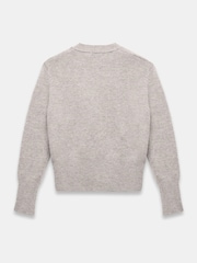 Mint Velvet Natural Asymmetric Detail Cardigan - Image 8 of 8