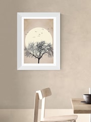 East End Prints White Dreamers Bright Wall Art Print by Kubistika - Image 1 of 3