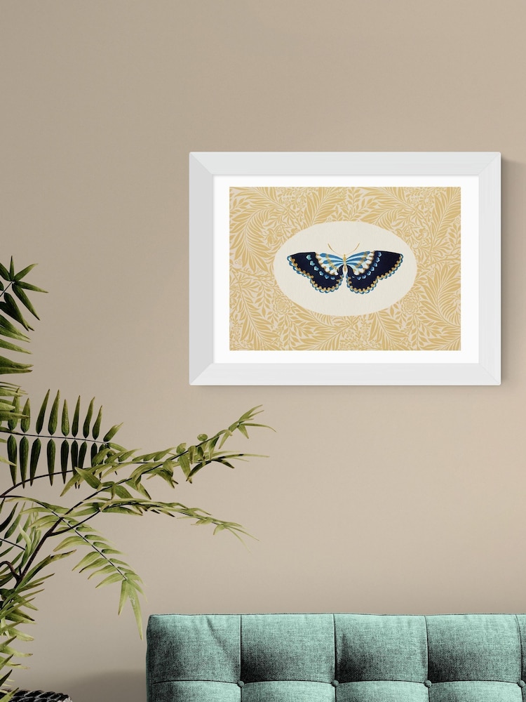East End Prints White Delicate Flutter Wall Art Print by Oh Fine Art - Image 1 of 3 East End Prints White Delicate Flutter Wall Art Print by Oh Fine Art - Image 1 of 3