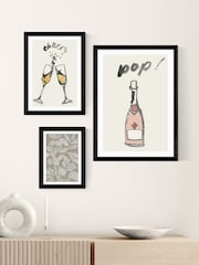 East End Prints Black Pop II Wall Art Print by Cartissi - Image 3 of 3