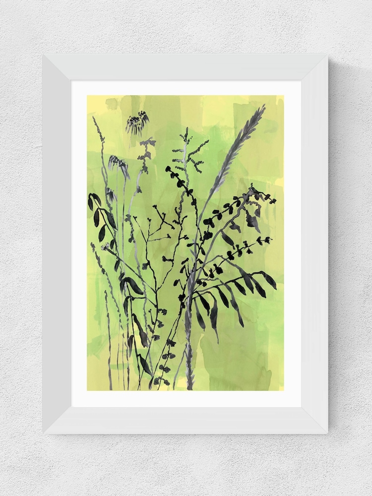 East End Prints White Folklore Arrangement Wall Art Print by cartissi - Image 2 of 3