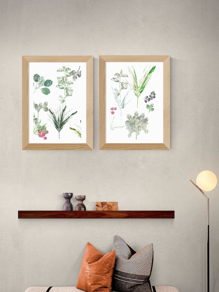 East End Prints Set of 2 Oak Forest Floor Finds Wall Art Prints by Cartissi - Image 1 of 2 East End Prints Set of 2 Oak Forest Floor Finds Wall Art Prints by Cartissi - Image 1 of 2