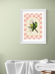 East End Prints White Check Out These Lovebirds Wall Art Print by Oh Fine Art - Image 2 of 3