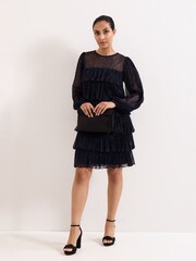 Phase Eight Blue Petite Nika Dress - Image 3 of 6