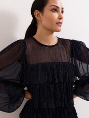 Phase Eight Blue Petite Nika Dress - Image 4 of 6