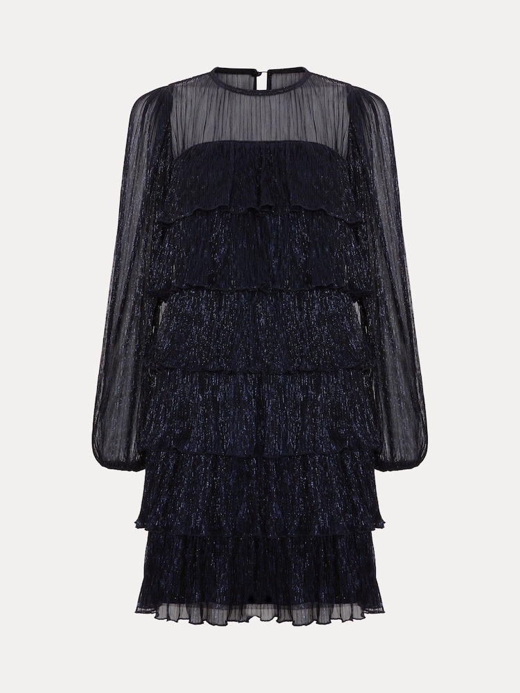 Phase Eight Blue Nika Shimmer Dress - Image 6 of 6