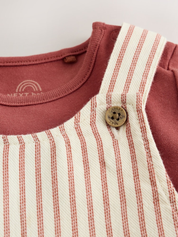 بني مقلم - طقم أوفرول وبدلة منسوجة (0 أشهر - 2 سنوات) - Image 8 of 8