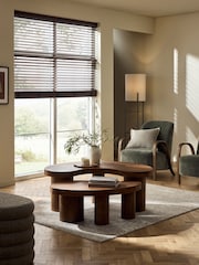 Brown Honey Made To Measure 50mm Sunwood Venetian Blinds - Image 2 of 6