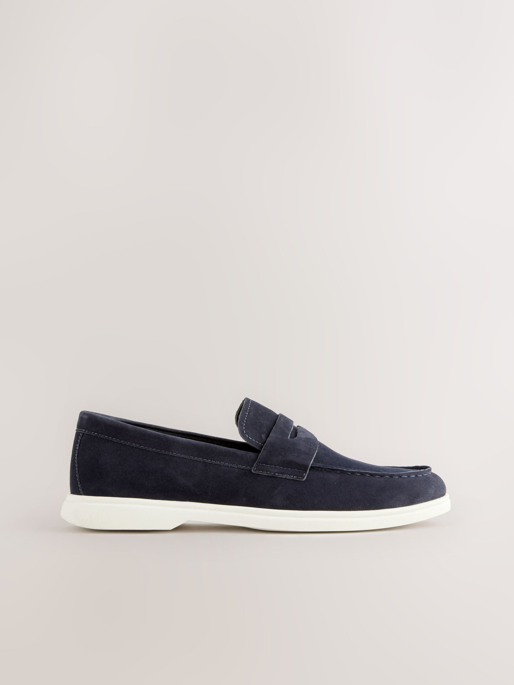 Buy Navy Penny Loafers from Next USA
