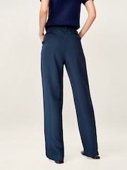 Omnes Blue Cinnamon Stright Leg Tencel Trousers - Image 2 of 4