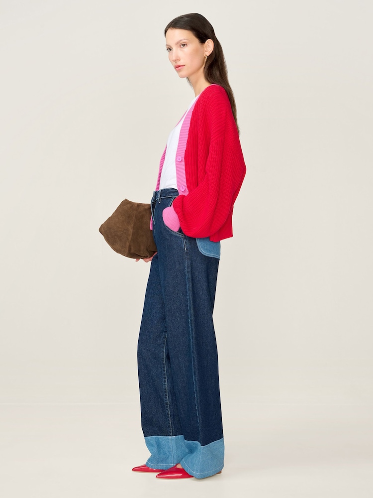 Omnes Red Hopper 100% Cotton Cardigan - Image 2 of 5