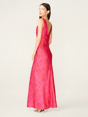 Rojo - Omnes Casey Maxi V-Neck Dress - Imagen 3 de 5