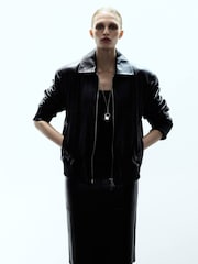 Mango Black Cazadora Cindy Jacket - Image 1 of 4